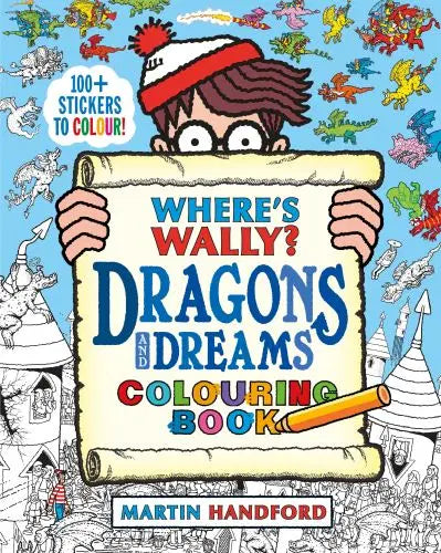 Where's Wally: Dragons & Dreams Colouring Book