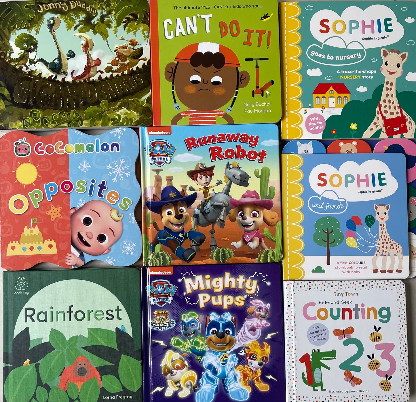 Set of 9 Board Books