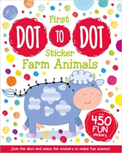 First Dot to Dot Sticker Farm Animals