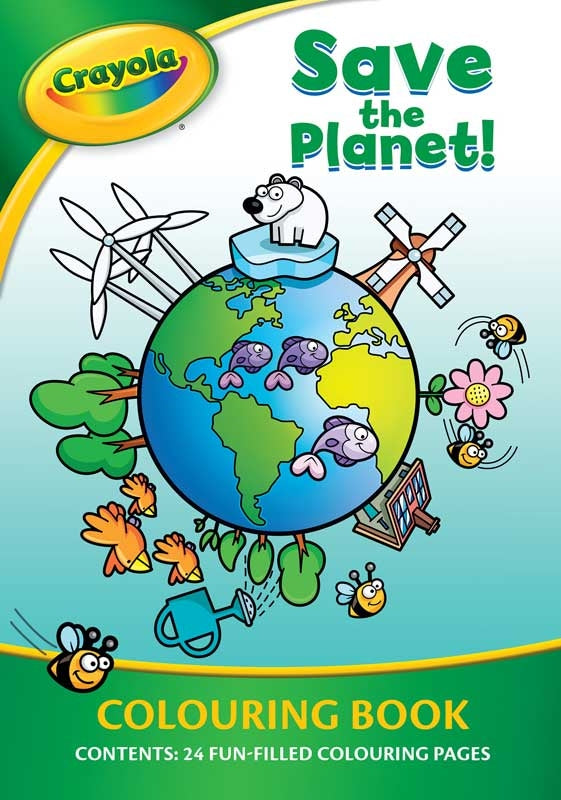 Crayola: Save The Planet Colouring Book
