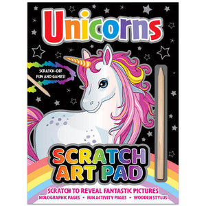 Scratch Art Pad: Unicorns