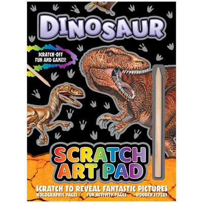 Scratch Art Pad: Dinosaur