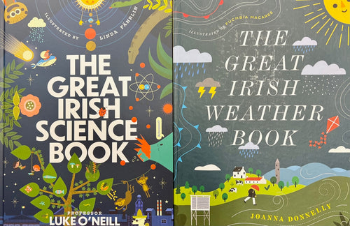 Set of 2 Irish  Great Irish Science and Weather books